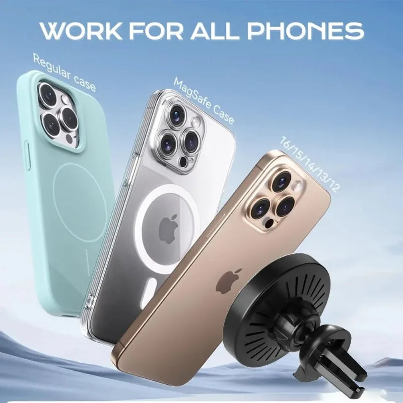 MagDrive™, Soporte Magnético Inalámbrico para Teléfono.