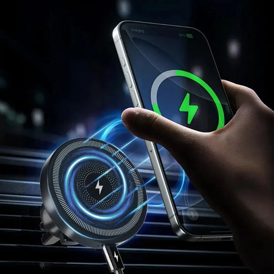 MagDrive™, Soporte Magnético Inalámbrico para Teléfono.
